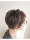 【ao hair garden】エアリーショート×カシスブラウン