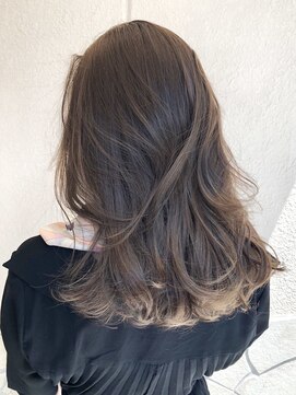 ナナナパレナ 梅田店(nanana parena) 柔らか質感＆透明感溢れるベージュ＊髪質改善サロンの艶髪カラー