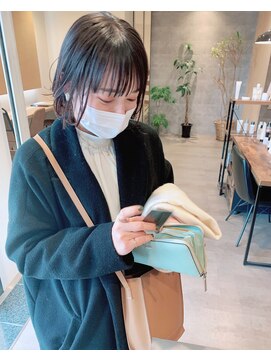 デルタ(Delta) 【Delta】ワンレンボブ×シースルーバング