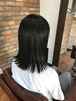 グラヘアー(gra hair)の写真/【豊岡駅近く】歴20年以上の丁寧親切なベテランスタイリスト＆マンツーマン施術納得の仕上がりに◎