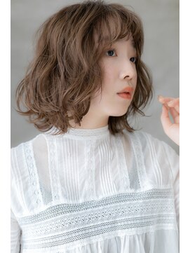 カバーヘア ブリス 上尾西口店(COVER HAIR bliss) □フェザーバングくせ毛風大人ボブ205-6★上尾20代30代40代!