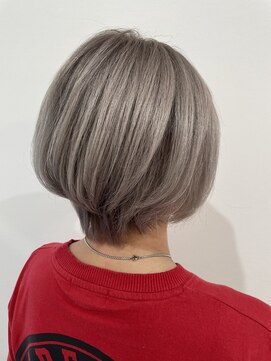 フォーディー(for D) Hair Salon for D ×　ハイトーンショートボブ