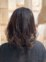 ムーン(moon) #マッシュヘア特集#着物ヘア#メルティカラー#センターパート