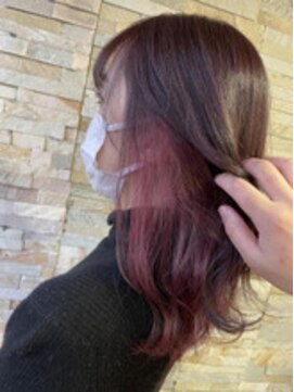 ナチュレル 武蔵新田店(NATUREL) 【NATUREL】大人気インナーカラー ピンク