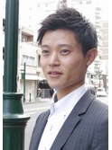 爽やかビジネスマンショート