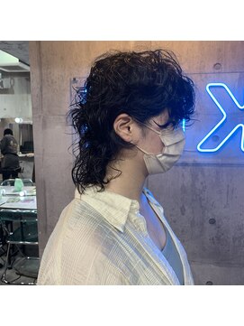 インク 渋谷(INK.) ウルフカット×パーマ