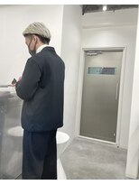 ケプカ(KEPKA)&nbsp;メンズ　ホワイトヘア　ハイトーン