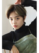 エクリジユウガオカ(equri Jiyugaoka) 【自由が丘】ハンサムショート×インナーグレージュ