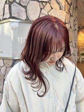 ビーハイブ 仙台駅前店(Behive) 春カラー red pink