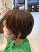 アッシュ 大泉学園店(Ash) 【脱白髪染め】白髪ぼかしハイライト×ショート