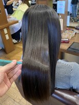 TJ天気予報 3コ 豊明店 「ビフォーアフターあり」サラ艶ロング「縮毛矯正」