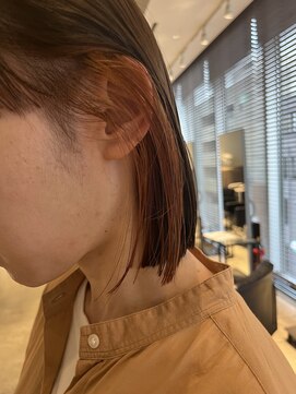 ヘアーエスクールシーユー 枚方T-SITE店(hair S.COEUR×Cu) 春のボブ×インナーカラー
