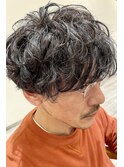 メンズ マッシュパーマ