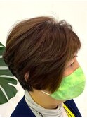 キレイめショート×白髪染め@30代@40代@50代