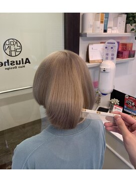 アルーシェ 錦糸町店(Alushe) ミルクティーベージュ！【こだわりのケアブリーチ】