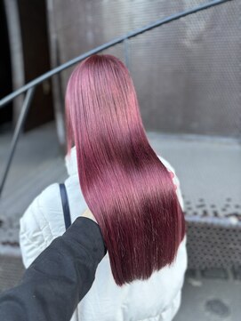 アオ(ao.) ピンクラベンダー/ダブルカラー/髪質改善