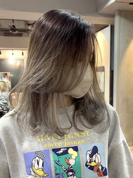 ソル オモテサンドウ 表参道 青山(SOL . OMOTESANDO) ミルクティーベージュケアブリーチハイトーンカラーダブルカラー