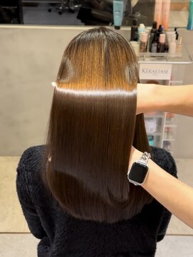 リール 銀座(R'EEL) 似合わせカット髪質改善縮毛矯正