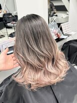 アライブ キチジョウジ(ALIVE Kichijoji) 地毛が伸びても気にならないバレイヤージュカラー!