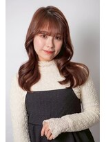 ルフュージュ バイ プロデュース 相模大野店(Refuge by Produce)&nbsp;レイヤーカット/韓国風巻き/アプリコットベージュ