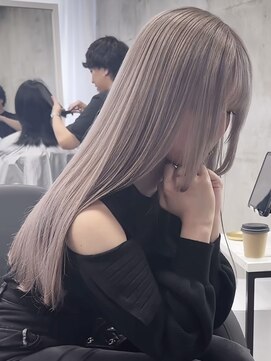 ジィルム(XELM) ハイライトカラーミルクティーベージュレイヤーカット