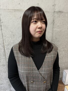 アイフィ(iFY) 【iFY 千葉】艶感ブラウンカラー×セミロング