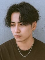 ネオヘアー 曳舟店(NEO Hair)&nbsp;チャコールグレーツイストスパイラルサーフセンターパート