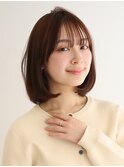 earthショートレイヤー丸みショートボブ