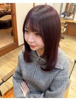 ジルフラン(JILL franc) ラベンダーカラー2/1レイヤーカット大人ガーリー