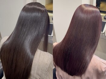 ナンバースリー 溝の口店(Number Three)の写真/【溝の口3分】好みの質感を叶えながら素髪のような毛先までうる艶な自然なストレートに◎【溝の口】