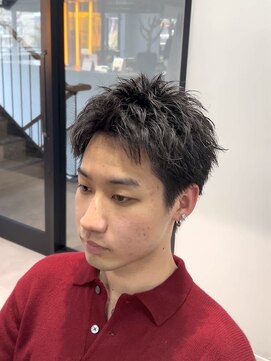 ブラック(BLACK) スパイキーショート
