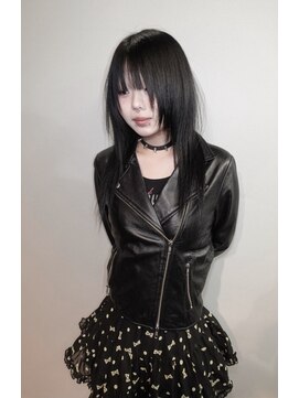 ヌル 表参道本店(Null) レイヤーカット/ルーツカラー/ブリーチデザインカラー/ウルフ