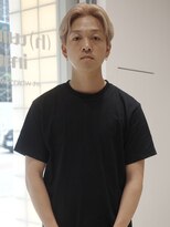 ウィム(wim)&nbsp;『メンズハイトーン』メンズショート/ホワイトブリーチ/ベージュ