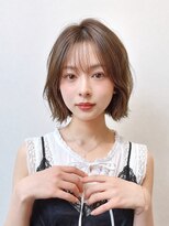 リブランド 銀座(REBRAND) ひし形シースルー小顔ショートボブ