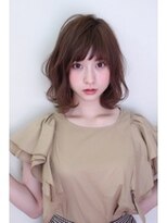 クーエフー(coo et fuu) 軽やかなボブにデジタルパーマでとろみ感をプラス♪藤沢