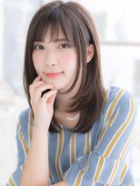 モッズヘア 越谷西口店(mod's hair) 好感度高めの◎斜めバング黒髪ワンカールa越谷20代30代40代