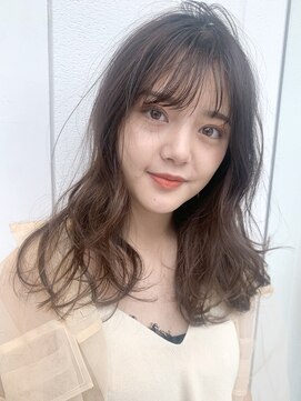 アイティー バイ アルバム 中野店(IT by ALBUM) ナチュフェミミディアム_セミウェットウェーブ_97074