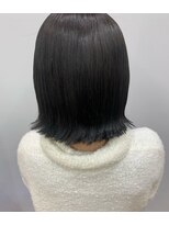 エイム ヘアメイク 横川店(eim HAIR MAKE)&nbsp;切りっぱなしボブ