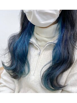 サンク ヘア アンド スパ パルシェ店(CINQ hair&spa) 《CINQ》勝見　インナーブルー♪