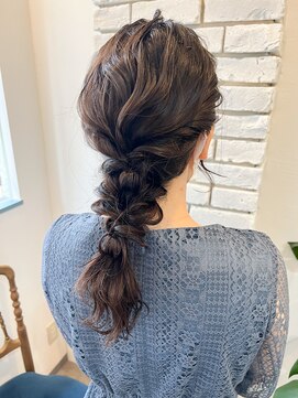 ジルチ ヘアー(Zilch hair) 編みおろし