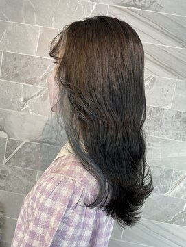 ジル アンク(Jill ankh) 《Jillankh姫路駅前》フェイスフレーミング　ホワイトブルー