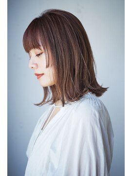 エインアンリー 明治神宮前(AIN.ANLY.) ★黒髪クラゲヘアーオリーブグレー小顔ココアベージュ韓国ヘア