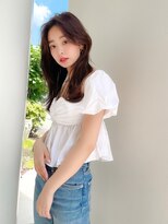 ジーナリア(Xena ria)&nbsp;《袴田》センターパートで作る◎似合わせ韓国ヘアー