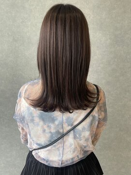 オブジェ シエル(obje't ciel) 【obje’t ciel】艶髪グレージュ/くびれロング【暮石唯】