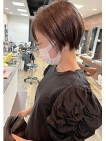 スリー(Th:ree)&nbsp;大人可愛い20代30代40代ショートボブ丸みショート◎