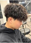 波巻きパーマスパイラルパーマツイストスパイラルパーマメンズ