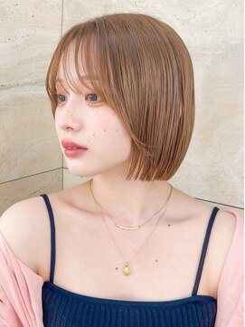 ロンドホットリップ 立川(Lond hot lip) 【Nanatsu】切りっぱなしボブ/髪質改善/縮毛矯正/立川