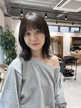 アドア 横浜(ADORE) 【ADORE横浜】オリーブグレージュカラーでこなれ感ヘア