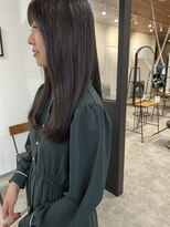 アットラップレーヴ(attrape-reve)&nbsp;20代30代40代ブルーブラック韓国レイヤーこなれロング