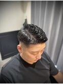 濡れパン×サイドパート×スキンフェード田町三田シェービング